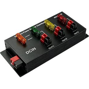 3 Out Power Splitter Distributor Source Strip Power Pole Distribution Block | 40Amp 1 in 3 out Connector Power Divider Power Board in Saudi Arabia