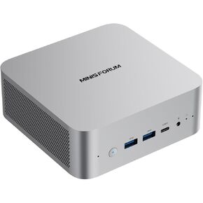 MINISFORUM AI X1 Pro-370 Mini PC AMD Ryzen AI 9 HX370 Up to 5.1GHz 12C/24T, Mini Desktop Computer AMD Radeon 890M, 32GB DDR5 1TB PCIe 4.0 SSD, 8K Quad Display, Dual 2.5 LAN/WiFi 7/BT5.4/Oculink in Saudi Arabia