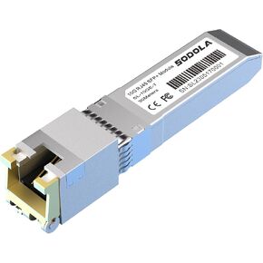 SODOLA 10GBase-T RJ45 SFP+ Module, 10G SFP+ Transceiver(1 Pack) | 10G SFP+ RJ-45 Copper Transceiver for SODOLA, SFP to Ethernet, Plug&Play,Hot Pluggable,Up to 30m Distance Copper SFP Modules in Saudi Arabia