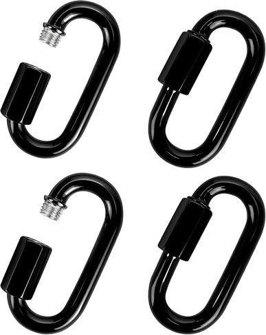 Chain Quick Links. Capacity Chain Connector,Screw Carabiner, Chain Hooks for Hammock Hanging, Camping, and Hiking in Saudi Arabia