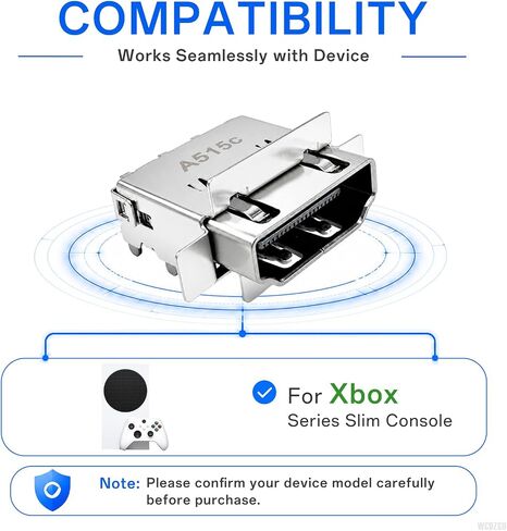 2PCS HDMI Port Replacement for Xbox Series S Console High-Definition | Hdmi Port Socket Jack Interface Connector Repair Plug for Fixxing No Signal, Loose or Damaged Part with Tools in Saudi Arabia
