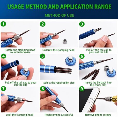 Miytcltx11Pc Screen Suction Cup Repair Kit with Pry Tools for iPhone Laptop | Powerful Suction Cup, Screwdriver Kit for Samsung,Motorola,Google,TCL,Phone,Tablets, Easy DIY in Kuwait