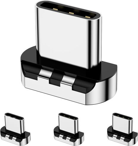 ZBF 10 Pins Magnetic Connector Tips Head for USB-C Android Devices (4 Pack), only 5A Magnetic Charging Cable in Saudi Arabia