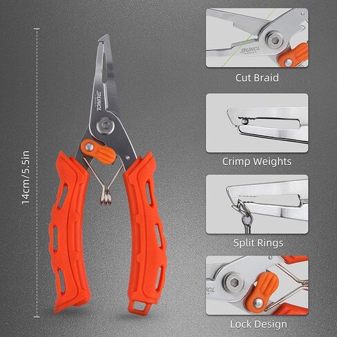 RUNCL Fishing Fillet Knife Combo Set, Fishing Tools Kit With 6" Fillet Knife, Scissors, Sharpener, Fishing Pliers and 3600 Tackle Box in Saudi Arabia