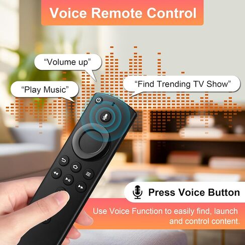 Replacement Firestick Voice Remote Control Fit for Fire Smart TVs Stick(Lite,4K,2nd Gen),TV Cube(2nd,3rd Gen),Smart TVs (3rd Gen) in Saudi Arabia