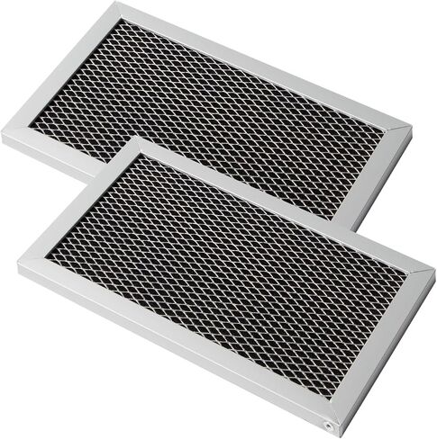 2PCS Microwave Charcoal Filters Fit for GE JVM6175EK6ES JVM6175YK6FS | Fit for JVM6175SK6SS QVM7167RN8SS, Microwave Filters in Saudi Arabia