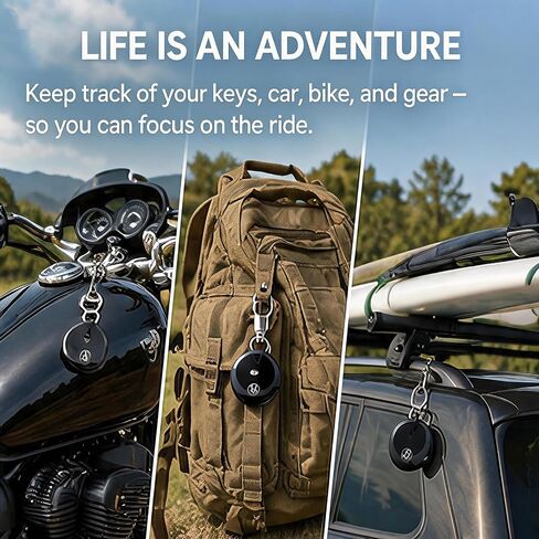 GPS Tracker for Vehicles【Apple MFi Certified】Real-Time Tracking, No Monthly Fee/No SIM Card，Works with iOS Find My | Mini Hidden Magnetic GPS Locator, Ultra-Slim, IP68 Waterproof, Reliable Performance in Saudi Arabia