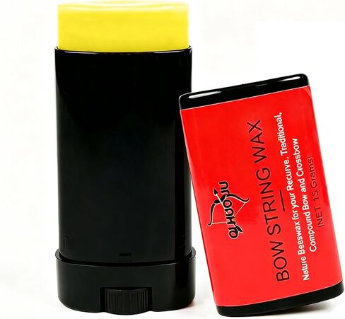 Archery Bow String Wax, Natural Beeswax Waterproof Crossbow Wax Rail Lube Protective Bowstring Wax for Recurve Compound Bow Accessories in Saudi Arabia