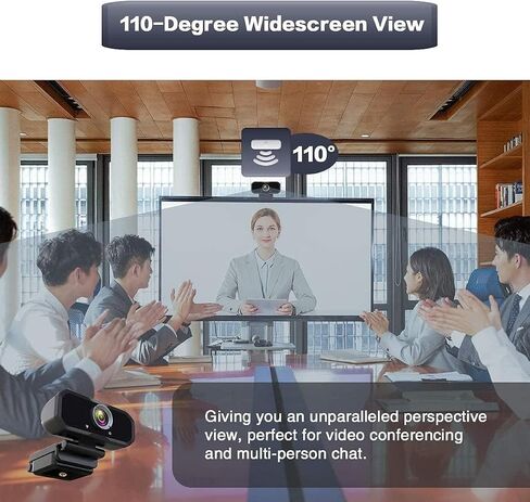 Webcam 1080p HD Computer Camera Microphone Laptop USB PC Webcam | with Tripod Stand, 110 Degree Live Streaming Widescreen Recording Pro Video Web Camera for Calling, Conferencing , Switch 2 in Saudi Arabia