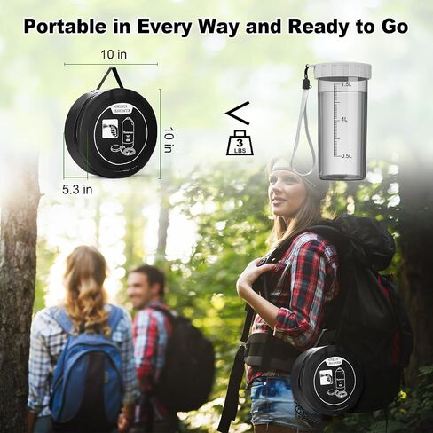Portable Shower for Camping, 5 Gal/20L Solar Heating Camp Shower Bag with Foot Pump,Outdoor Shower with Portable Shower Head & Sprayer,Travel Gear for Beach,Overlanding,Pet Cleaning in Saudi Arabia