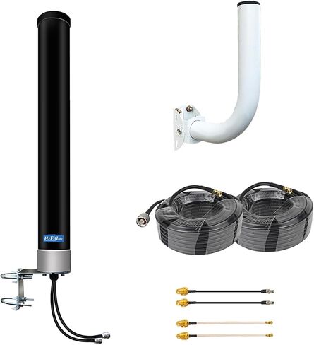 5G 4G LTE MIMO External Antenna Kit for T-Mobile Verizon AT&T 2x2 Gateway Home Internet Cellular Modem Router Mobile WiFi Hotspot MiFi Device with 32ft SMA Cable TS9 IPEX Adaptor in Kuwait