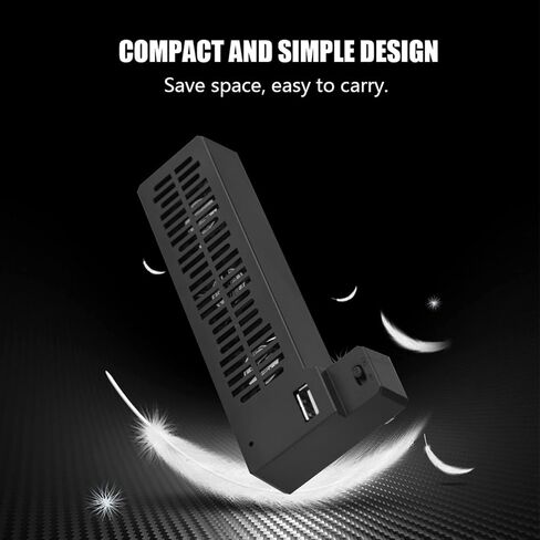 Yctze External USB Cooling Fan for X, Portable Side Mounted Cooler, Heat Reducing for Enhanced Gaming Experience in Saudi Arabia