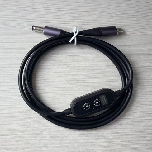 Universally Type C to DC5525 5521 Converter Cable PD140W for Multiple Electronics and Chargers Voltages in Saudi Arabia