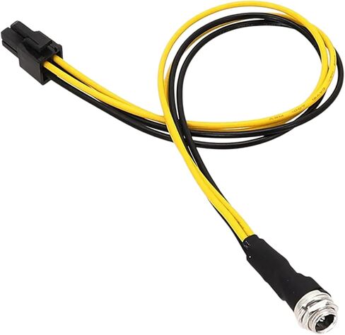 CPU Adapter Wire DC5525 to Mainboard CPU Power Supply Cable DC5521 to 4PIN 4pins Mainboard External Cord in Saudi Arabia