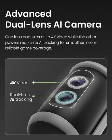 XbotGo Falcon NT4 Bundle | Includes the Falcon AI Sports Camera and NT4 steel tripod for stable, hands-free game recording. in Saudi Arabia
