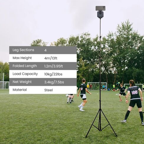 XbotGo Falcon NT4 Bundle | Includes the Falcon AI Sports Camera and NT4 steel tripod for stable, hands-free game recording. in Saudi Arabia