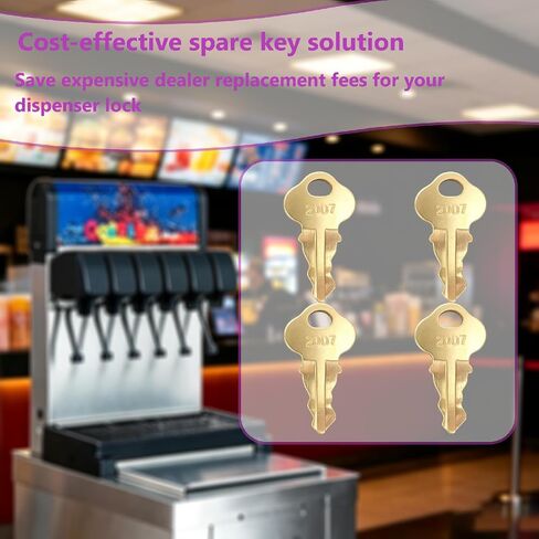 4 Pack Keys Lockswitch H2007 Soda Fountain Beverage Dispenser in Saudi Arabia