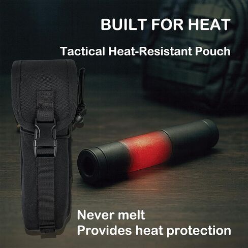 Buraku Hot Suppressor Pouch Heat Insulation Melt Resistant Rifle Pistol Silencer Storage Holster Multi-Purpose Molle Pouch Holder in Kuwait