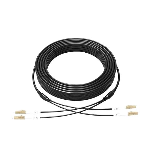 Armored Fiber Optic Cable, 50/125um, Multi-Mode OM2, OM3 10G, Dual-Core, Flexible Fiber Optic Patch Cord,1m to 50m(OM2 2FC-2FC,3 Meters) in Kuwait