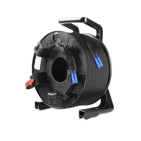 TPU Armored 2‑Core Singlemode Fiber Patch Cord(LC-LC 250m with Reel) in Kuwait