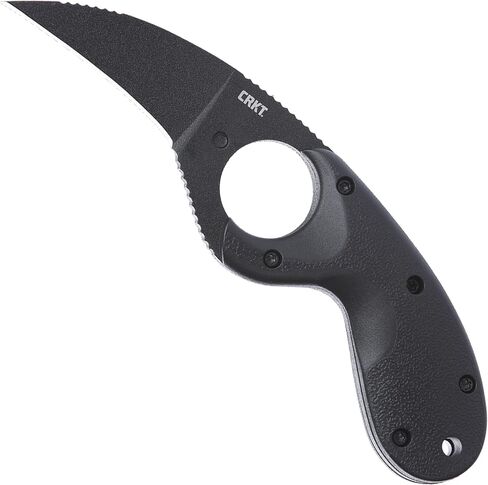 CRKT Bear Claw Outdoor Rescue Fixed Blade Knife with Sheath, Orange, 2511ER | 2.38" Hawkbill Blade, AUS 8 Steel with Corrosion Resistance, Lightweight GRN Handle, Veff Serrations, Outdoor and EDC Use in Kuwait