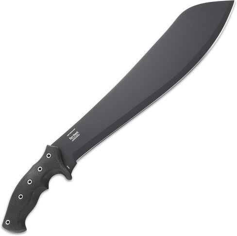 CRKT Halfachance Fixed Blade Parang Machete: 18 Inch Black Powder Coated Carbon Steel Parang Style Blade with Nylon Sheath for Survival, Hunting & Camping K920KKP in Kuwait