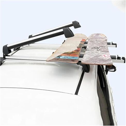 Car Snowboard Roof Rack Ski Car Rack Aluminum Alloy Luggage Rack Universal Car Roof Rack Ski Roof Rack in Saudi Arabia