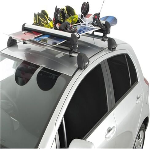 Car Snowboard Roof Rack Ski Car Rack Aluminum Alloy Luggage Rack Universal Car Roof Rack Ski Roof Rack in Saudi Arabia