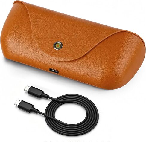 Portable Glasses Charging Case Compatible with Ra-y-Ban Me-ta Oa-kley HSTN | 3000mAh Wireless Charger Replacement with LED Indicator for Travel Outdoor Sports in Saudi Arabia