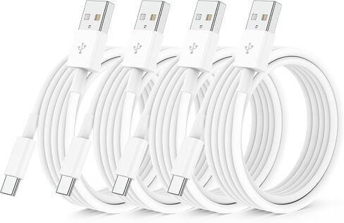 QZIIW 4Pack Apple USB C Fast Charging Cable 3FT for iPhone 17 16 15 Pro max | USB A to USB C Car Carplay Cord for iPhone 17 16 15 Pro/17 16 15 Plus Samsung S26 S25 S24, iPad Pro 12.9/11,Air 5th/4th Gen in Saudi Arabia
