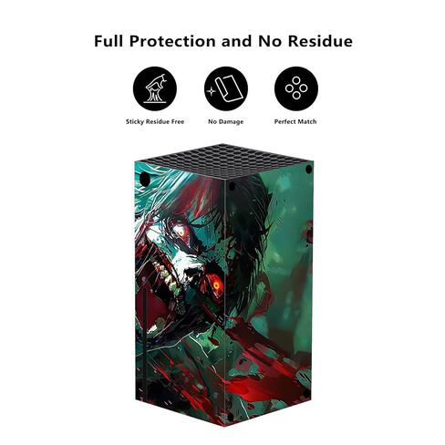 PlayVital Raging Zombie Custom Vinyl Skins for Xbox Core Wireless Controller, Wrap Decal Cover Stickers for Xbox Series X Console Controller in Kuwait