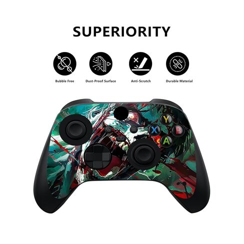 PlayVital Raging Zombie Custom Vinyl Skins for Xbox Core Wireless Controller, Wrap Decal Cover Stickers for Xbox Series X Console Controller in Kuwait