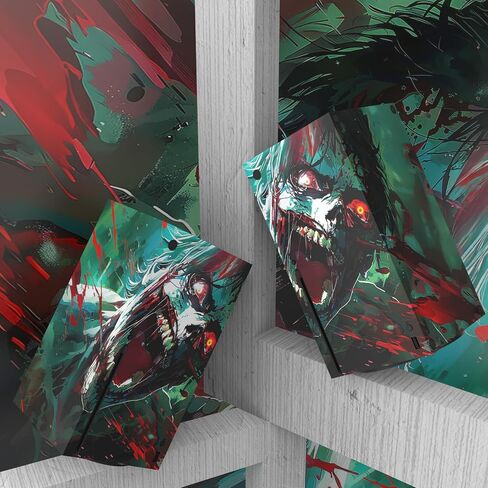 PlayVital Raging Zombie Custom Vinyl Skins for Xbox Core Wireless Controller, Wrap Decal Cover Stickers for Xbox Series X Console Controller in Kuwait