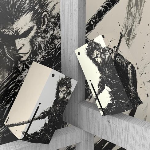 PlayVital Inkblade Wukong Custom Vinyl Skins for Xbox Core Wireless Controller, Wrap Decal Cover Stickers for Xbox Series X Console Controller in Kuwait