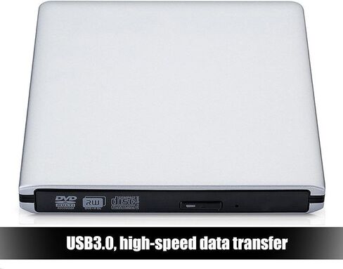 Ultra Slim External USB 3.0 CD/DVD-RW Writer Burner Player for MacBook Pro Air iMac or Other PC/Laptop in Kuwait