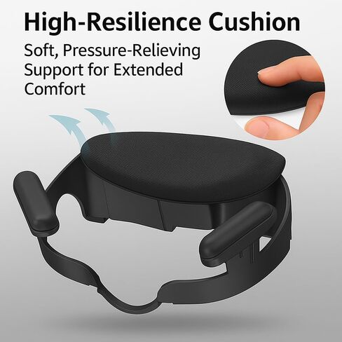 Upgraded Cooling Facial Interface Pad for Oculus Meta Quest 3 (NOT for Meta Quest 3S), Wide Field of View, Breathable and Sweat-Proof, Includes 2 Replacement Ice Silk & Cooling Gel Face Cushions in Saudi Arabia
