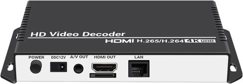 HEVC MPEG4 H.265 H.264 HDMI to IP Network Video Encoder, 1080P HD Digital Video Audio Encoder Hardware Supports RTSP RTMPS UDP HLS SRT, for IPTV, Live Streaming, YouTube, Facebook, OBS, NVR, etc. in Saudi Arabia