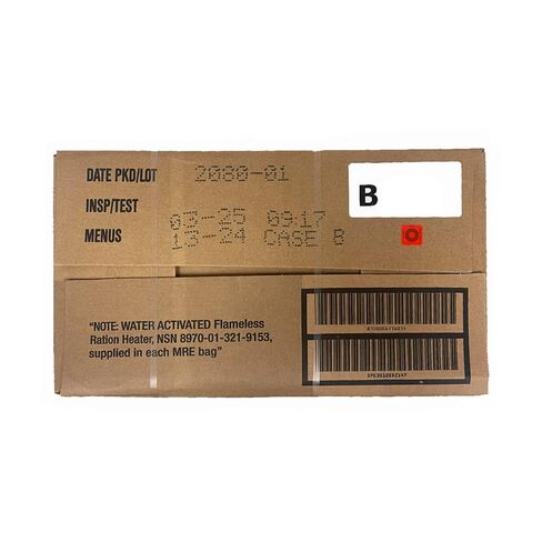 Ready to Eat 2025 2026 inspection A and B bundle MRE Meal | Genuine Military Surplus | Long Shelf Life | No Refrigeration Needed in Kuwait