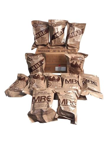 Ready to Eat 2025 2026 inspection A and B bundle MRE Meal | Genuine Military Surplus | Long Shelf Life | No Refrigeration Needed in Kuwait