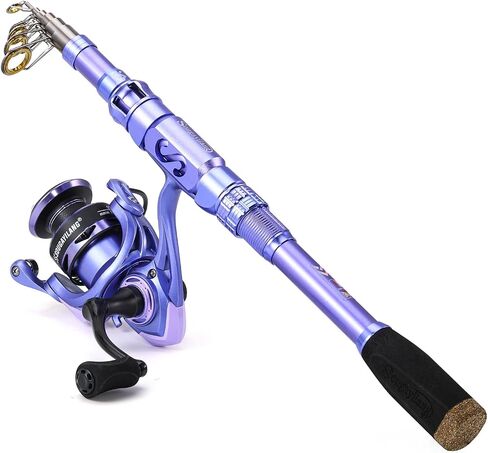 Sougayilang Fishing Rod and Reel Combos Carbon Fiber Telescopic Fishing Pole with Smooth Reel Combo Saltwater Freshwater Kit in Saudi Arabia