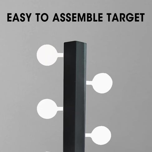 Atflbox The Metal Swing Shooting Target Stand with 6 Steel Plates for Airsoft BB Guns Practise (Dueling Tree) in Saudi Arabia
