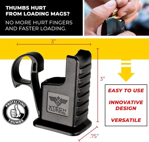 XTECH LDR2000 365 Magazine Speed Loader for Sig Sauer P365 9mm only Includes: P365, P365x, P365xl, P365 X-Macro, P365 Fuse. Not for .380, Made in USA in Kuwait