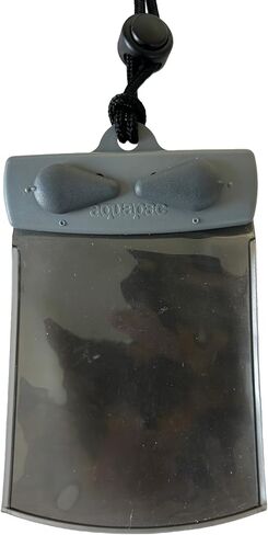 Aquapac Keymaster Mini Waterproof Travel Case, Grey | Waterproof Travel Case For Valuables, Carry Cord, 5 Year Warranty, Beach, Watersports, Hiking, Pool, Made in the UK in Kuwait