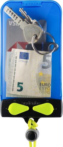 Aquapac Keymaster Mini Waterproof Travel Case, Grey | Waterproof Travel Case For Valuables, Carry Cord, 5 Year Warranty, Beach, Watersports, Hiking, Pool, Made in the UK in Kuwait