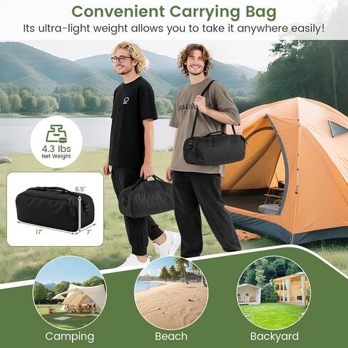 Goplus Folding Camping Cot, 76" x 28" Ultralight Portable Sleeping Cot w/Carrying Bag & Side Pocket, Heavy Duty Outdoor Camping Bed for Adults Travel, Hiking, Lightweight Backpacking, Supports 330 LBS in Saudi Arabia