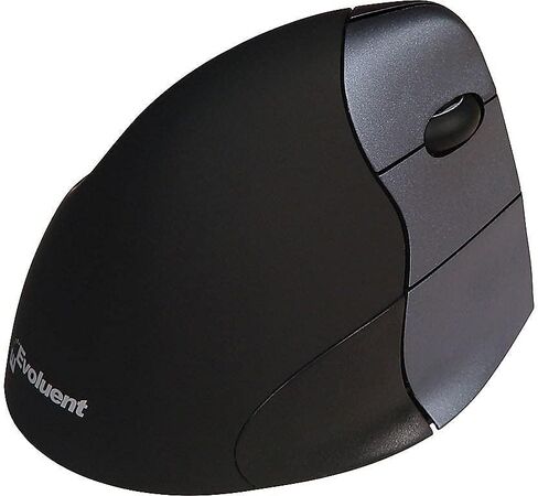 Evoluent – Inventor of the Vertical Mouse – VM4RW Ergonomic Vertical Mouse Right Hand Regular Size Wireless USB, Sculpted for Comfort, Reduces Wrist Strain, 4 Speeds, 6 Customizable Buttons in Windows | VM4RW Ergonomic Vertical Mouse Right Hand Regular Si in Kuwait