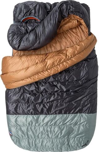 Big Agnes King Solomon - Doublewide Sleeping Bag | 2-person DownTek bag with PadLock attachment, dual-side entry, and a zip-off quilt in Saudi Arabia