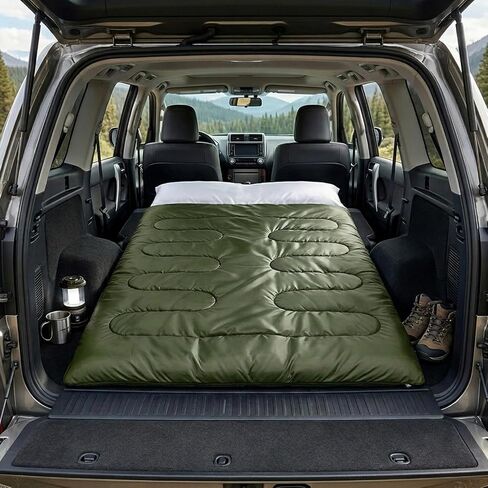 Lightweight 2-Person Outdoor Sleeping Bag, Suitable for Adults and Teens. Great for Camping, Backpacking and Hiking. Equipped with a Carry Bag, usable in Cold and Warm Weather. in Saudi Arabia