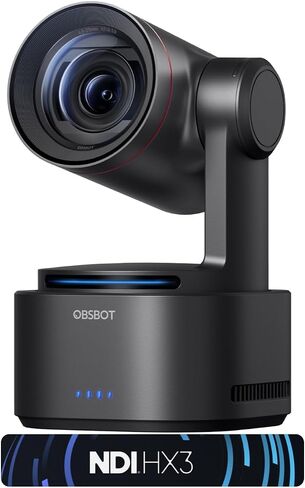 كاميرا OBSBOT Tail 2 PTZR NDI بدقة 4K@60FPS، تتبع Pro AI، 1/1.5 بوصة CMOS، 50 ميجابكسل | تكبير بصري 5X، تكبير هجين 12X، مخرج SDI/HDMI/IP/USB 3.0، البث للتعليم والمؤتمرات والعبادة (تنشيط NDI) in Kuwait