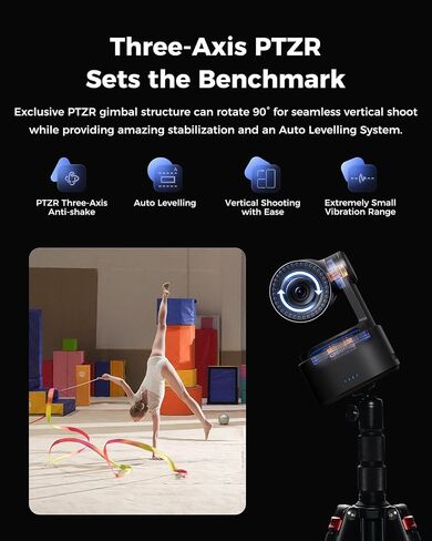 كاميرا OBSBOT Tail 2 PTZR NDI بدقة 4K@60FPS، تتبع Pro AI، 1/1.5 بوصة CMOS، 50 ميجابكسل | تكبير بصري 5X، تكبير هجين 12X، مخرج SDI/HDMI/IP/USB 3.0، البث للتعليم والمؤتمرات والعبادة (تنشيط NDI) in Kuwait